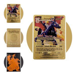 Novelty Pokemon Art Card (E12): Shining Charizard GX, Gold Foil